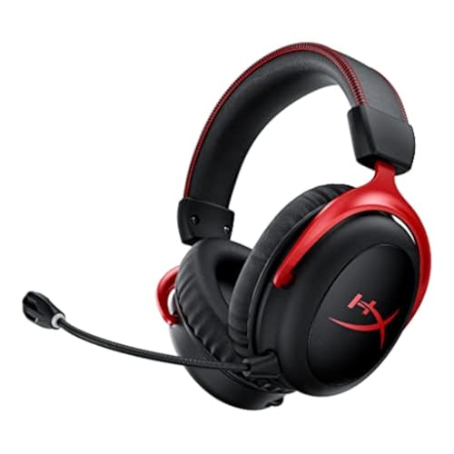 HyperX Cloud II Wireless -Gaming Headset for PC, PS5, PS4, Long Lasting Battery...