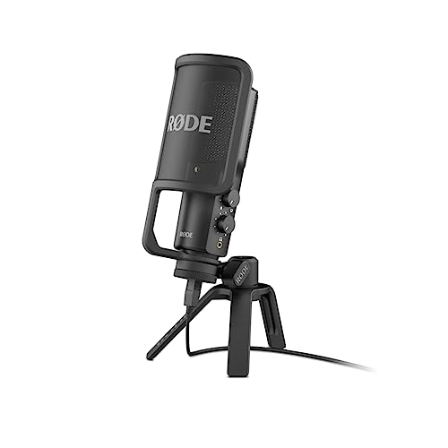 RØDE NT-USB Versatile Studio-quality Condenser USB Microphone with Pop Filter...