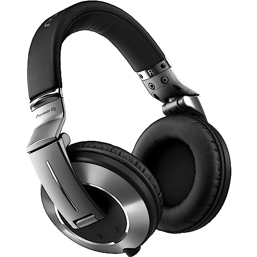 Pioneer DJ DJ Headphone, Silver, 1.6 m twist-sheathed straight cable...