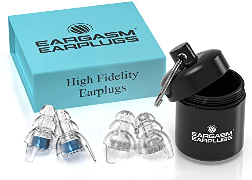 Eargasm High Fidelity Earplugs for Concerts Musicians Motorcycles Noise...
