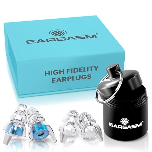 Eargasm High Fidelity Earplugs for Concerts Musicians Motorcycles Noise...