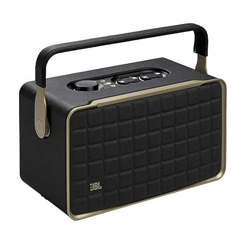 JBL Authentics 300 Portable Smart Home Speaker with Built-In Wi-Fi and Music...