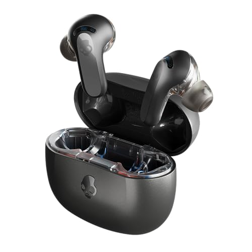 Skullcandy Rail ANC In-Ear Noise cancelling Wireless Earbuds, 27 Hr Battery,...