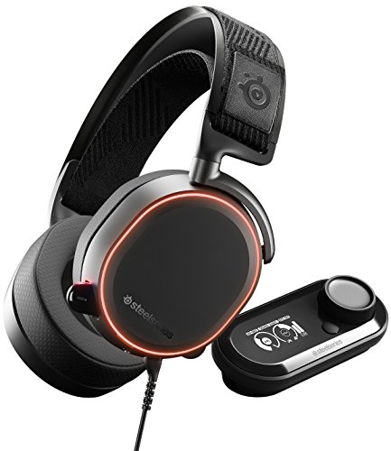 SteelSeries Arctis Pro + GameDAC Wired Gaming Headset - Certified Hi-Res Audio -...