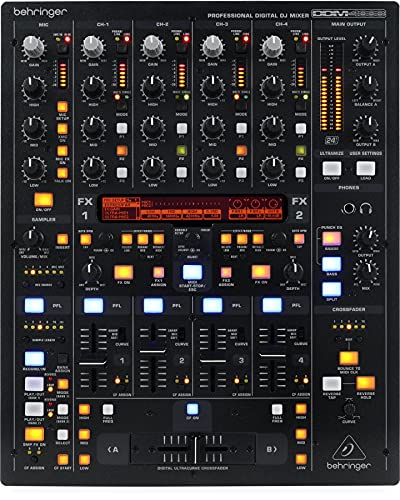 Behringer DIGITAL PRO MIXER DDM4000 Ultimate 5 Channel Digital DJ Mixer with...