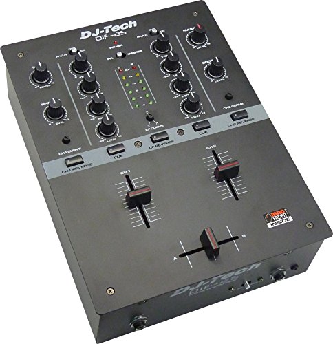 DJ Tech DIF-2S 2ch Scratch Mixer - Black