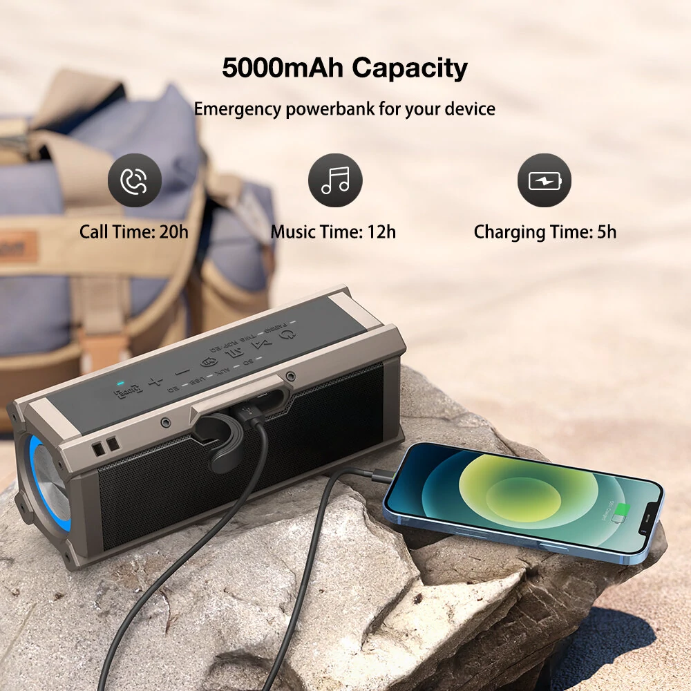 500LK 100W Bluetooth Wireless Speaker with 5000mAh Battery