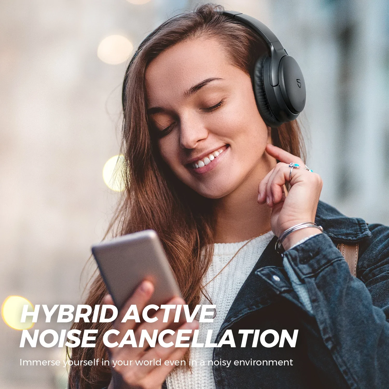 SOUNDPEATS Active Noise Cancelling Headphones